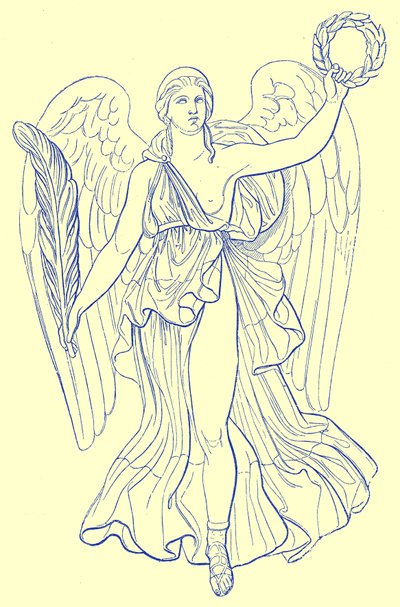 Victoire, Collection de Munich, illustration pour Ornement Historique par James Ward, 1897 - English School