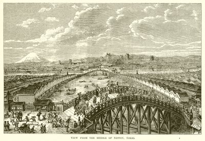Vue du pont de Nippon, Tokyo - English School