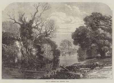 Vue du parc Tichborne, Alresford, Hants - English School