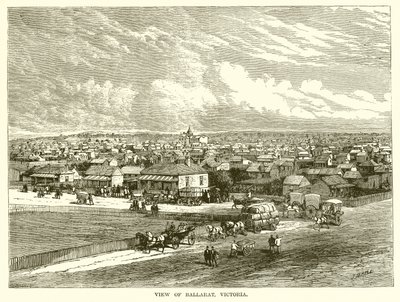 Vue de Ballarat, Victoria - English School