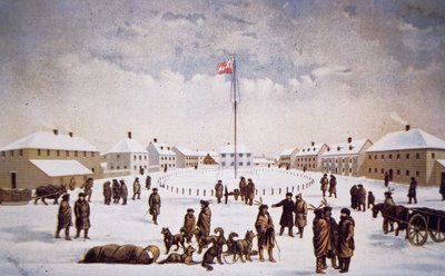 Vue de Fort Garry - English School