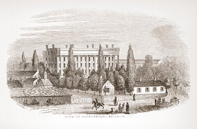 Vue des sources de Harrodsburg, KY - English School