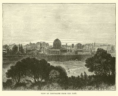 Vue de Jérusalem depuis l