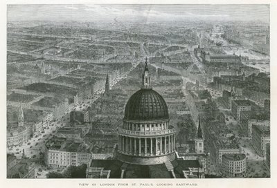 Vue de Londres depuis la cathédrale Saint-Paul, regardant vers l