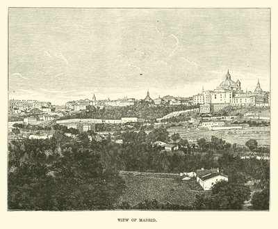 Vue de Madrid - English School