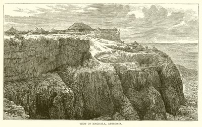 Vue de Magdala, Abyssinie - English School