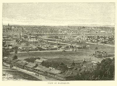 Vue de Mandalay - English School