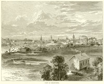 Vue de Melbourne - English School
