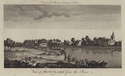 Vue de Mortlake depuis la Tamise - English School