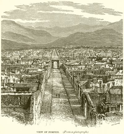 Vue de Pompéi - English School