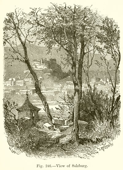 Vue de Salzbourg - English School
