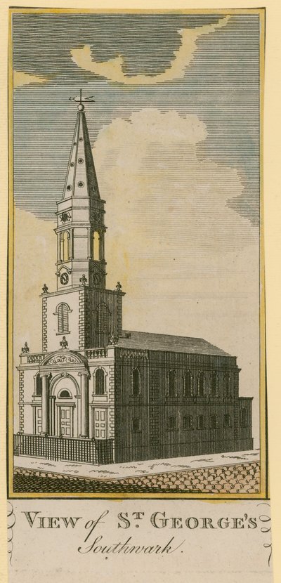 Vue de Saint-Georges, Southwark - English School