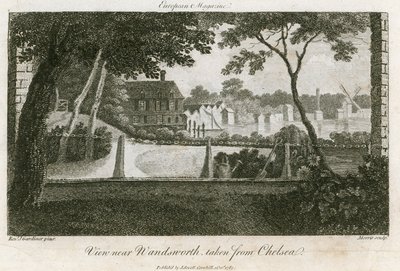 Vue de Wandsworth, prise de Chelsea - English School