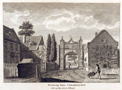 Vue de Wincheap Gate, 1784 - English School