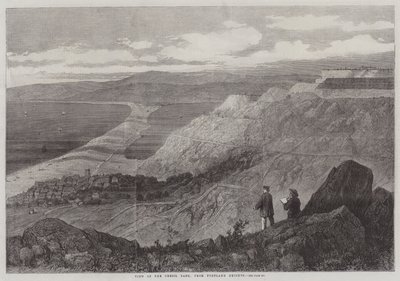 Vue de la Chesil Bank, depuis Portland Heights - English School