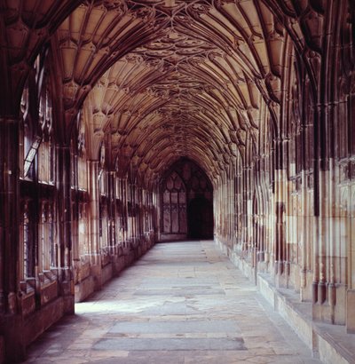 Vue des cloîtres, vers 1355 - English School