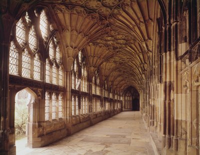 Vue des cloîtres, vers 1355 - English School