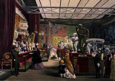 Vue de la section française de la Grande Exposition de 1851, de 