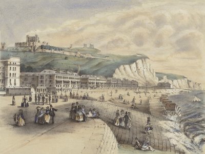 Vue de la Parade Marine et du Château, Douvres - English School
