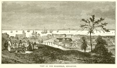 Vue de la rade, Singapour - English School