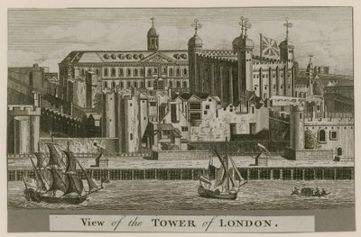 Vue de la Tour de Londres - English School
