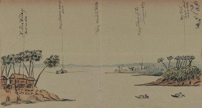 Vue sur la rivière, 1886 - English School