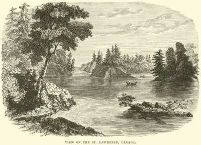 Vue sur le Saint-Laurent, Canada - English School
