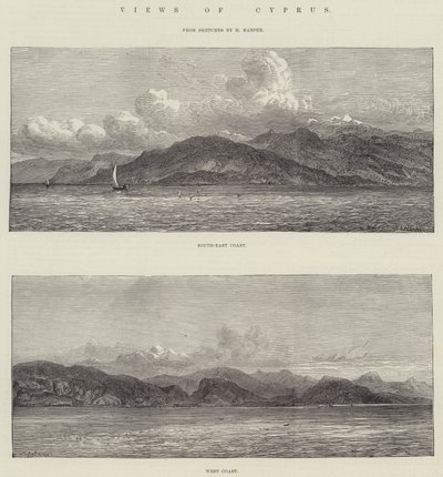 Vues de Chypre (gravure) - English School