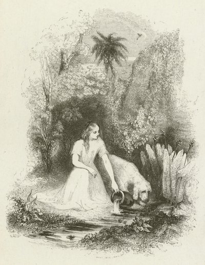 Virginia à la fontaine - English School