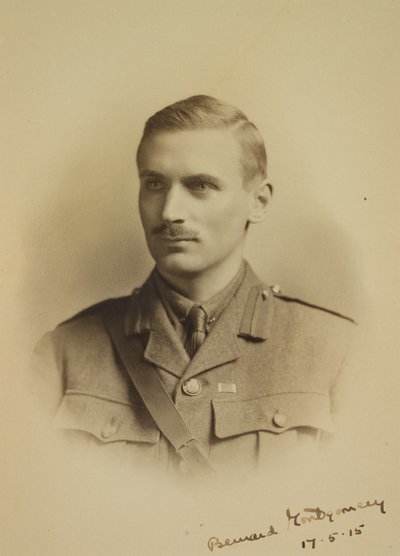 Le vicomte Bernard Law Montgomery (1887-1976) en tant que major de brigade de la 91e brigade d