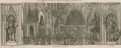 Visite de la reine Victoria à la ville de Londres, 9 novembre 1837 - English School