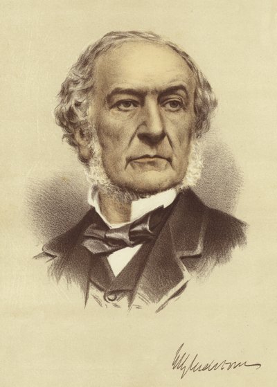 W E Gladstone - English School