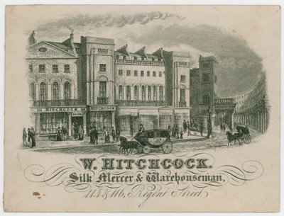 W Hitchcock, carte de visite - English School