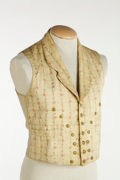 Gilet à motif floral, 1855 - English School