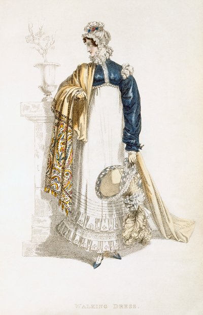Robe de marche, planche de mode de Ackermann