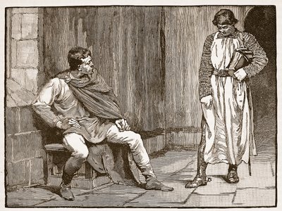 Confession de Waltheof, illustration de Cassells Illustrated History of England - English School