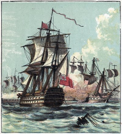 Guerre de la Révolution : bataille du 13 Prairial An II (01/06/1794), bataille navale entre l