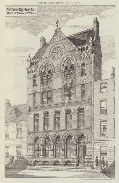 Entrepôt Ray Street, EC (gravure) - English School
