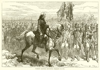 Warren Hastings passant en revue les colonnes de Pearse - English School