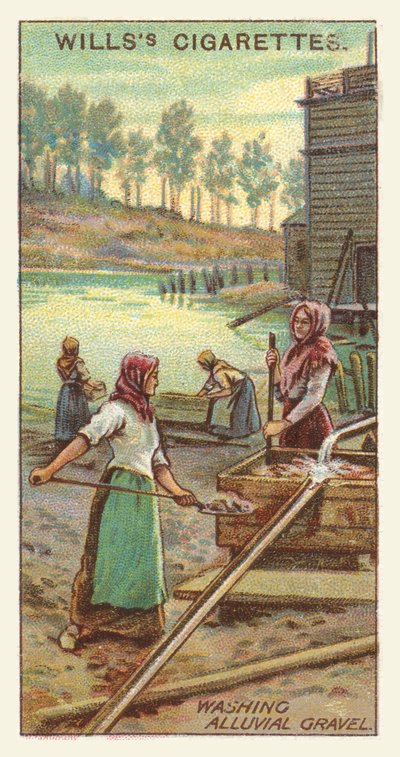 Lavage de gravier alluvial - English School