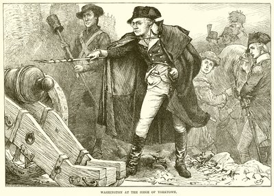 Washington au siège de Yorktown - English School