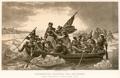 Washington traversant le Delaware - English School