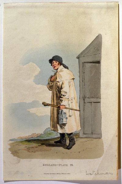 Veilleur de nuit, 1813 - English School