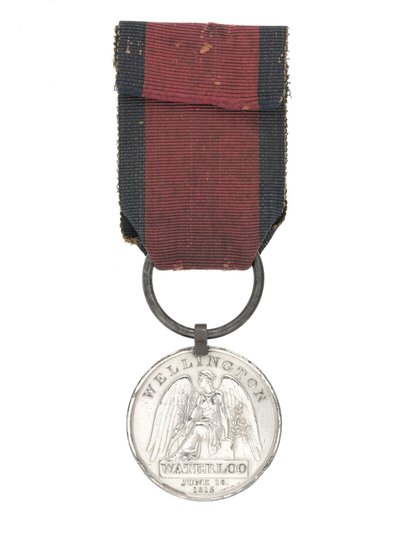 Médaille de Waterloo, une des deux médailles décernées au chirurgien William Jones - English School