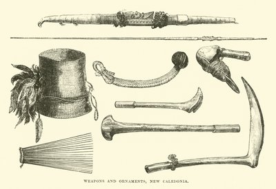 Armes et ornements, Nouvelle-Calédonie - English School