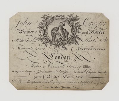 Tisserand et mercier, John Crozier - English School
