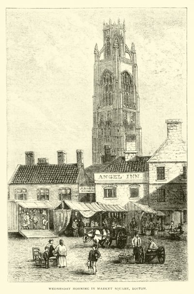 Mercredi matin sur la Place du Marché, Boston - English School