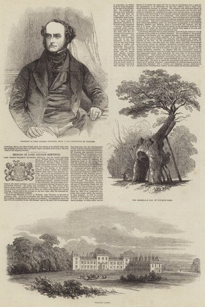 Abbaye de Welbeck (gravure) - English School