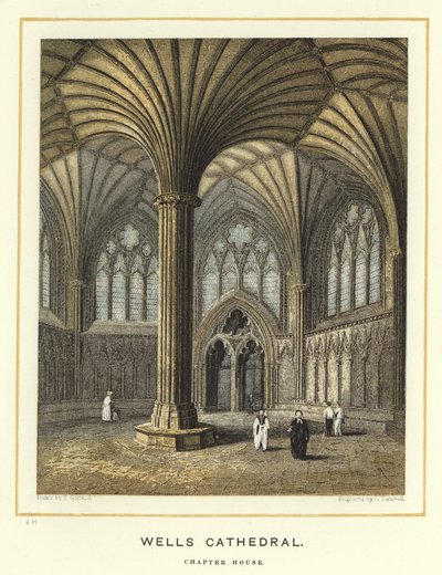 Cathédrale de Wells, salle capitulaire - English School