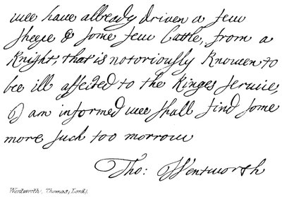 Thomas Wentworth - English School
